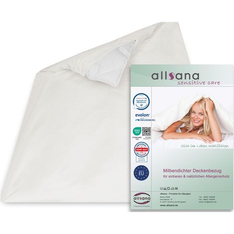 Housse de couette anti-acariens 140 x 200 cm (1/5)