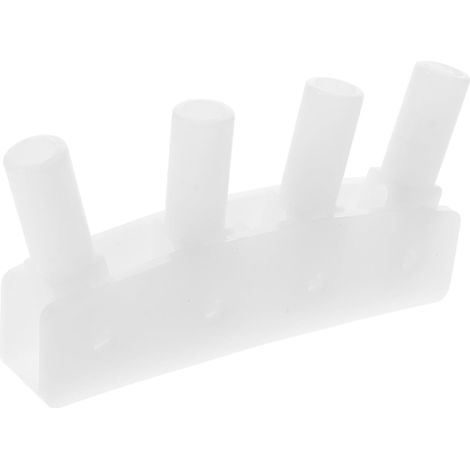 Base de fixation pliable pour moustiquaire, support blanc (1/5)