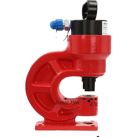 Machine de poinçonnage hydraulique, avec 4 paires de moules, pression de 31T, construction en acier (1/2)