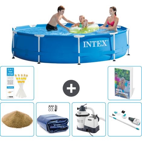 Intex Piscina con struttura Rotonda - 305x76 cm - 7-pezzi  S89 (1/5)