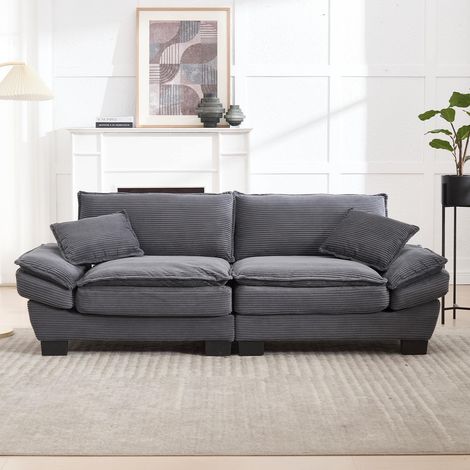 Canapé 120x70 cm, canapé convertible avec matelas à ressorts, confortable et spacieux pour salon, chambre ou bureau (1/5)