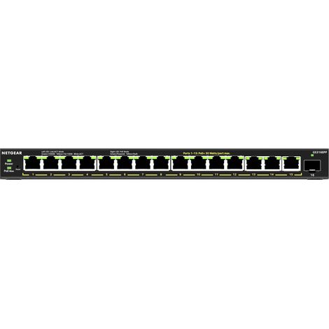 Switch réseau RJ45/SFP NETGEAR GS316EPP 16 ports 1 GBit/s fonction PoE R721782 (1/5)