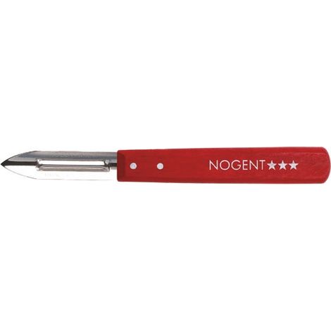 20 Sparschäler mit 2 Klingen, Kirschrot – Classic Holz – Nogent