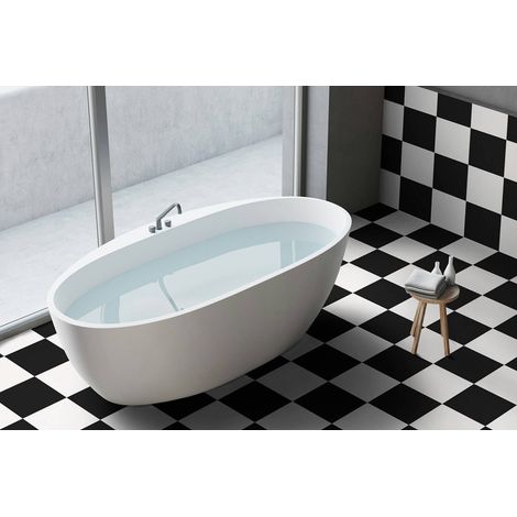 Carrelage effet carreau de ciment BARCELONA BASE UNI 25x25cm 25x25cm Noir - Mat - boîte de 1.13 m2 25x25 cm Noir - Mat - boîte de 1.13 m2