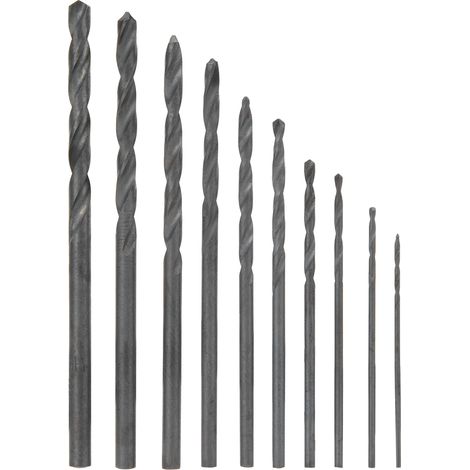 Foret Hélicoïdal En Acier Rapide Hss - Traitement Noir Pour Perçage Diamant - Haute Résistance À L'usure - Set De 13 Pièces (1/5)