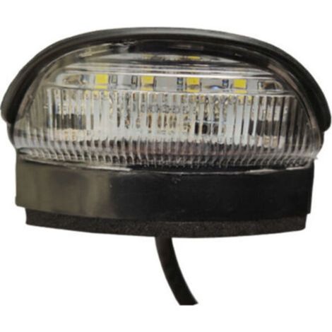 Éclairage de plaque d'immatriculation arrière LED 12 V 24 V universel pour voiture, bus, remorque, camion, vans, bateaux, camping-car, SUV, caravanes tout-terrain, feux de signalisation