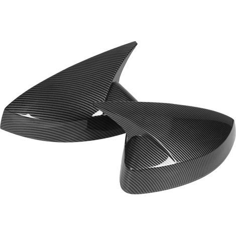 paire de coques de rétroviseurs extérieurs, boîtier de rétroviseur intérieur de remplacement pour Audi A3, S3 8V et RS3 (2013-2019), style fibre de carbone (1/5)