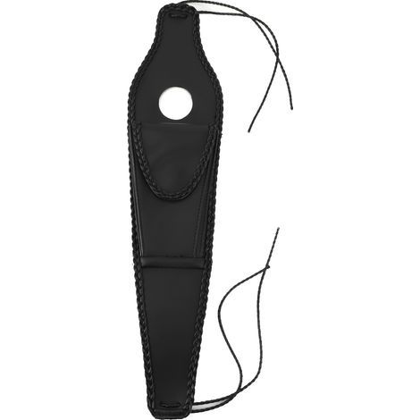 Tankdeckel-Abdeckung mit PU-Ledertasche, passend für XL 883 1200 48, geflochtener Seilrand (1/5)