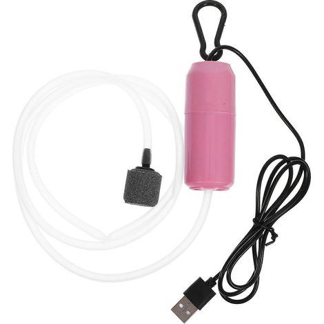 Pompe à air USB silencieuse pour aquariums, pompe d'oxygénation pour aquarium, pompe à oxygène silencieuse pour aquarium. (1/5)
