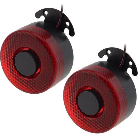 Alarma de marcha atrás para coche - Bocina de marcha atrás - Seguridad vial - Sonido potente de 105 dB - 2 unidades - Rojo (1/5)