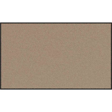 Tapis d'entrée Beige et Noir 90 x 150 cm 100% Polyamide (1/5)