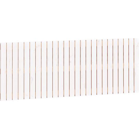 Tête de lit,Panneau décoratif murale Blanc 159,5x3x60 cm Bois massif de pin CFW9405501 (1/5)