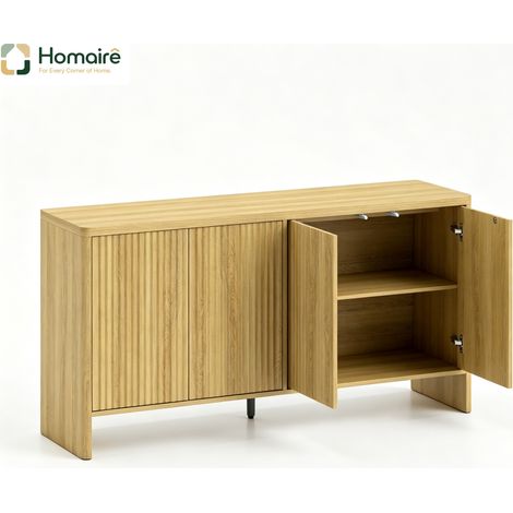 Kommode mit 4 Schubladen in Beige 147 x 40 x 77 cm HOMAIRE (1/5)