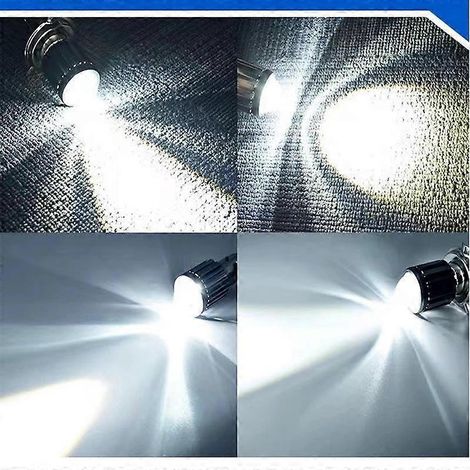 LED-Rücklichtbirne mit hoher Helligkeit und Energiesparfunktion für Motorrad und Roller, H4 Weiß