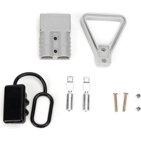 Netzstecker, Anschlusskabel, Batteriefach, Staubschutzkappe, Griff, 120 A DC, 600 V (1/5)