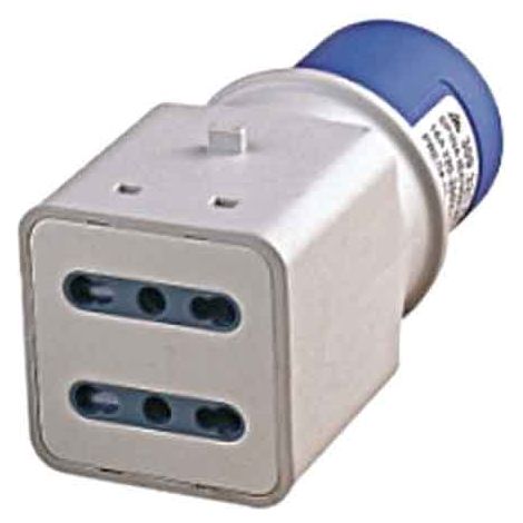 ADATTATORE INDUSTRIALE OR Spina 2P+T 16A 220V CEE - P. 2P+T 10/16A 250V