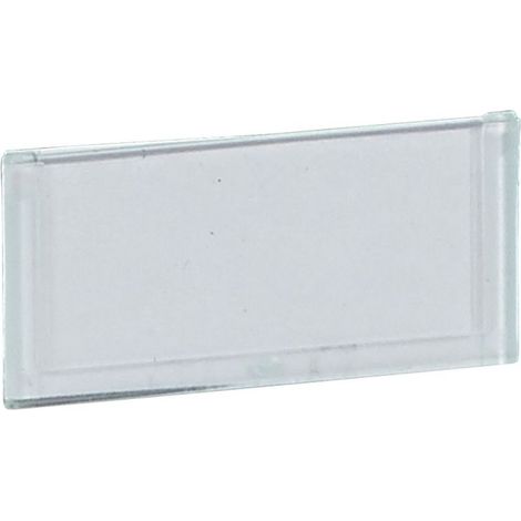 Legrand 79152 - Porte-étiquette Prog Mosaic - transparent - plat (1/2)