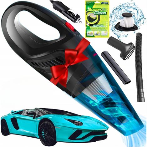 Aspiradora de mano sin bolsa Cyclone HEPA para coche y hogar.