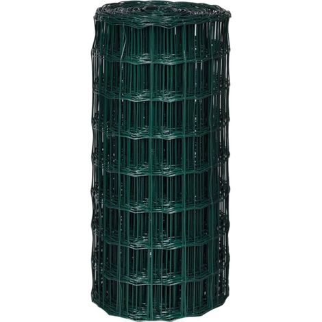 Maison Exclusive - Gartenzaun Maschendraht 10 x 0,8 m 100 x100 mm (1/4)