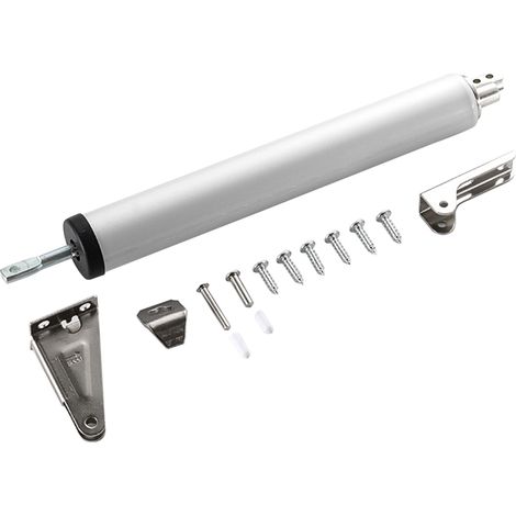 Ferme-porte Pneumatique - Amortisseur Hydraulique Silencieux Pour Portes Intérieures - Réglage Vitesse - Argent - 1 Pièce (1/5)