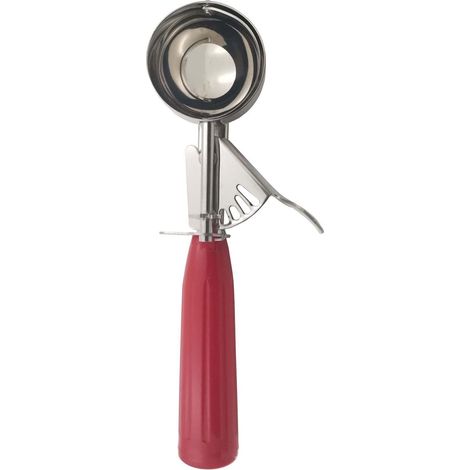 Cuillère À Glace - Déclencheur Manuel En Acier Inoxydable - Pour Glace, Boules De Melon, Boulettes De Viande, Pâte À Cookies - 1 Pièce (1/5)