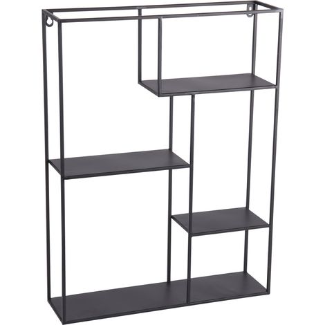 Table Passion - Étagère murale métal rectangle 60x45 cm