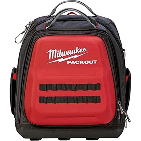 PACKOUT MOCHILA MILWAUKEE MODELO 49324711311680D 48 BOLSILLOS ACOLCHADO ADICIONAL CORREA PARA EL PECHO BASE DE POLIMERO (1/10)