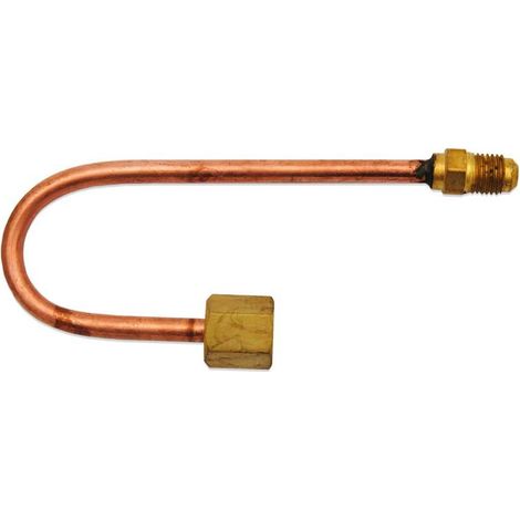 Raccordo in rame - 1/4" SAE MF spessore 1mm, ad inversione a 180° 00000011376