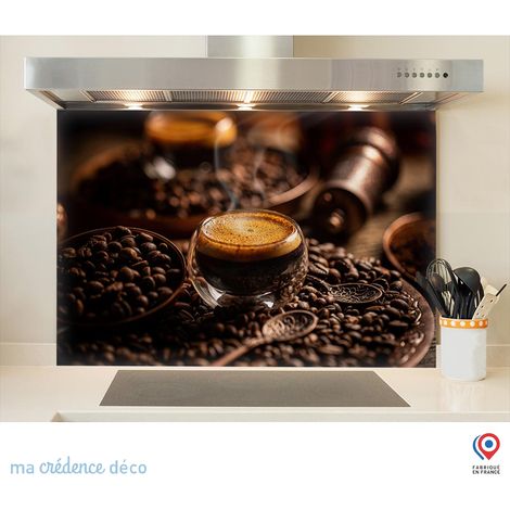 Fond de hotte : Café - Alu composite - 70 cm - 60 cm (1/5)