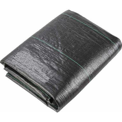 Toile de Paillage 160 g/m², Toile Anti-Mauvaises Herbes 2m x10 m, Fibres de Polypropylène et Tissu en Feutre, Anti-UV, Perméable et Résistant aux Déchirures (1/5)