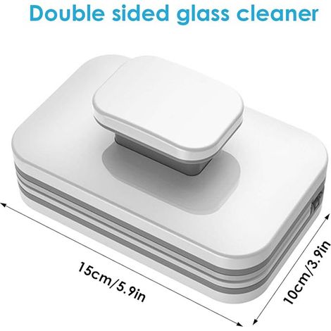 Magnetic Window Cleaner Suitable for Double Glazing from 3 to 10 mm, Magnetic Window Cleaning Tool for Double Glazing, Magnetic Window Cleaner (1/4)
