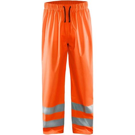 Pantalon de pluie haute visibilité niveau 1 1384 - Orange fluo XS (1/4)