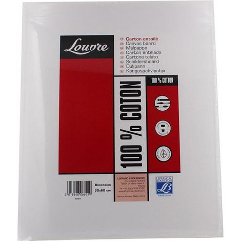 Carton entoilé - 50 x 60 cm - Lefranc Bourgeois
