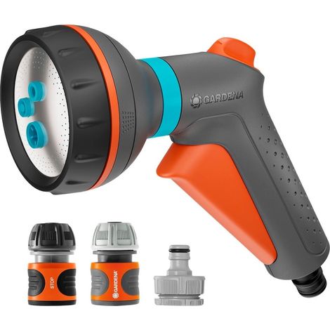 GARDENA Pistolet d’arrosage multi-applications Classic avec nécessaire de base