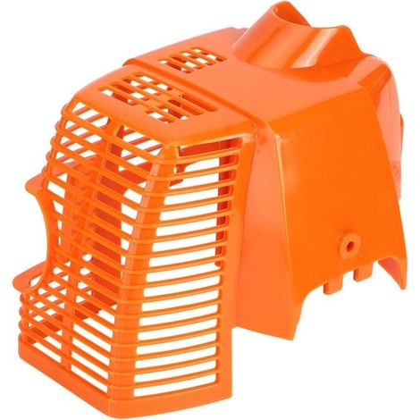BelleRise - Cache-moteur pour débroussailleuse – FS75 FS80 FS85 – Protection orange – pour jardin et entretien des espaces verts (1/5)