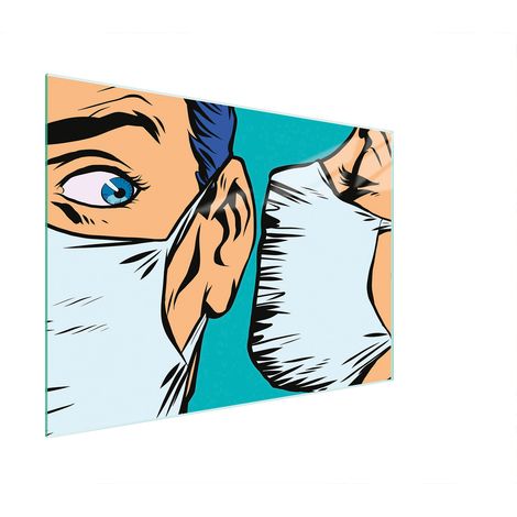 Glasschneidebrett 30x22 Maske (1/5)
