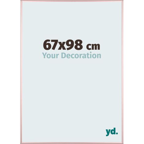 yd. - Cadre photo 67x98 - Cuivre - Aluminium - Kent