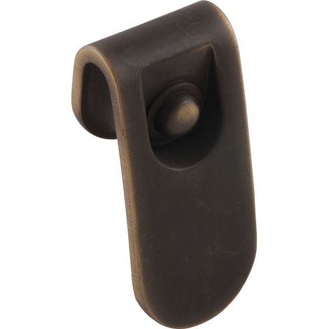 Estamp Möbelknopf Flexo Breite 24mm - Knauf für Schrank im Industrie Look - Möbelknauf, Zinkdruckguss Bronze industriell