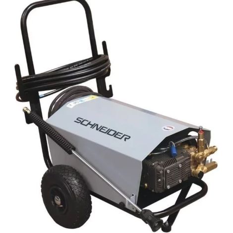 Schneider – Nettoyeur haute pression électrique 380V 5,5kW 200 bar – Débit max 900 l/h – Flexible 10m – Usage intensif 8h/jour (1/3)
