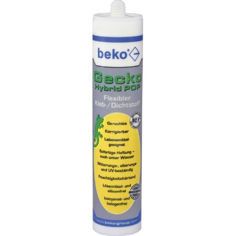 Beko Gecko Hybrid POP Flexibler Kleb- und Dichtstoff 310 ml grau (1/5)
