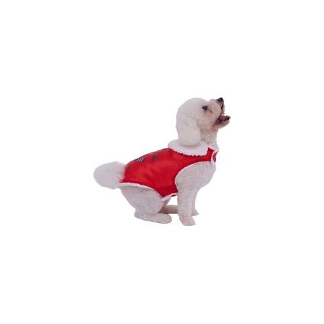 Manteau d’hiver pour chien, doux et chaud, rouge, taille XL – (1/5)