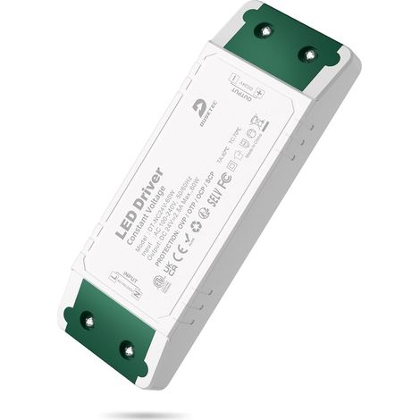 Transformateur LED 24V 60W 2.5A Alimentation Conducteur 220V AC DC Transfo Adaptateur à Tension Constante, pour GU5.3 G4 Ampoules et Bande Lumineuse (1/5)