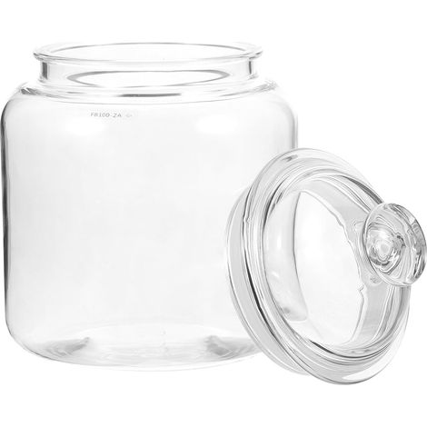Bocal à thé hermétique de 1,5 l, boîte de rangement en plastique pour thé en vrac, café et organisation de la cuisine (1/5)