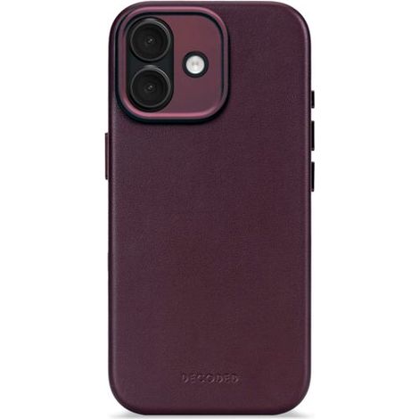 Decoded Leather Backcover iPhone 17 Dark Ruby (1/5)