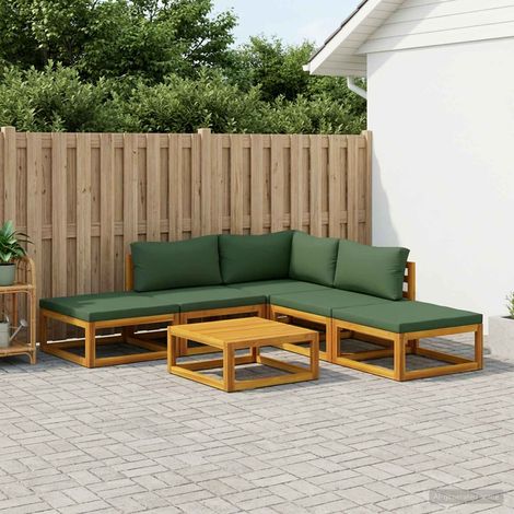 vidaXL Sofa Set 6 pcs Natural Solid Acacia Wood (1/5)