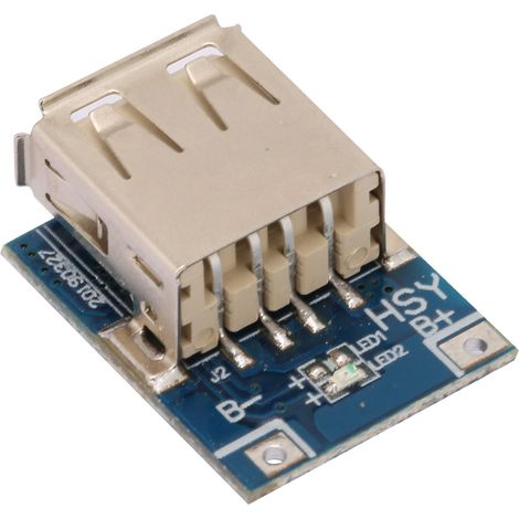 10 Stück 5V 1A USB-Akkulade- und Entladeschutzplatinen mit Spannungsverstärkungsmodul (1/5)