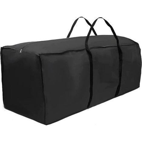 Sac de rangement, housse de protection imperméable pour coussins de jardin, sac de rangement, sac de rangement, pour arbres de Noël, coussins rembourrés, housse de protection imperméable (173 x 76 × 5 (1/5)