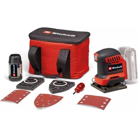 Einhell Akku-Faustschleifer TE-OS 18/113 3X Li-Solo Power X-Change (18 V, Schwingschleifer, 3x wechselbare Schleifplatten, 1,8 mm Schwingkreis, inkl. Zubehör ohne Akku) (1/5)