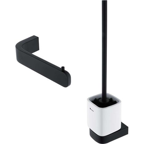 Nimco Nikau - Toiletten-Zubehör-Set, mattschwarz NKC set-94KN-90 (1/2)