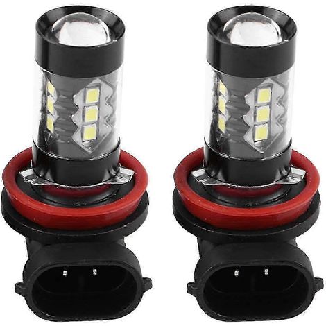 Lot de 2 ampoules LED H11 H8 12V/24V 80W haute puissance pour feux de brouillard/jour de voiture (1/5)